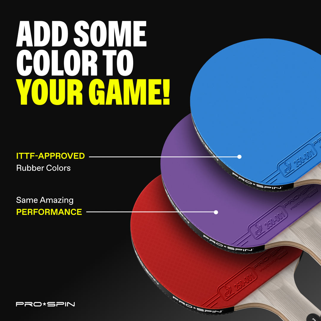 Carbon Fiber Ping Pong Paddles - 4-Player Competition Set