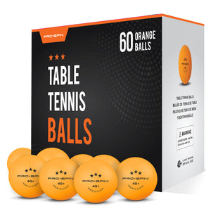 Orange High-Performance Table Tennis Balls